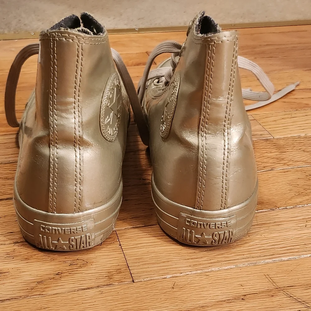 Converse Chuck Taylor All Star Metallic Rubber High Top Sneakers